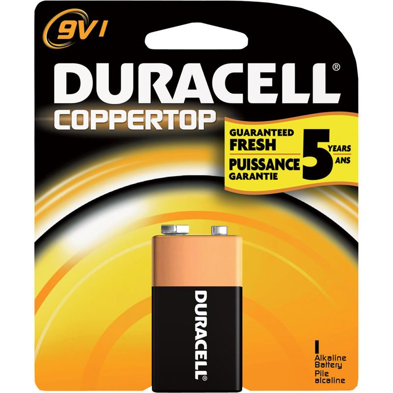 9V Duracell Plus Battery - Pack of 1